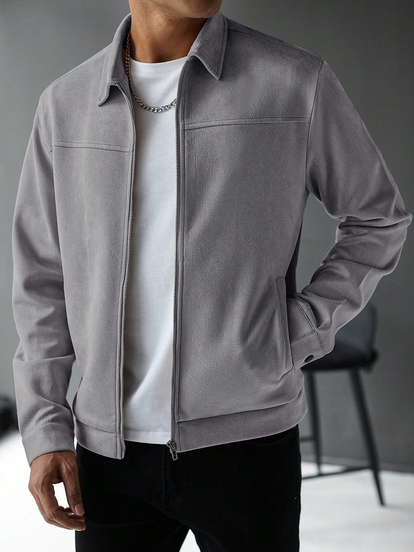 Clean Fit Jacket für den Übergang